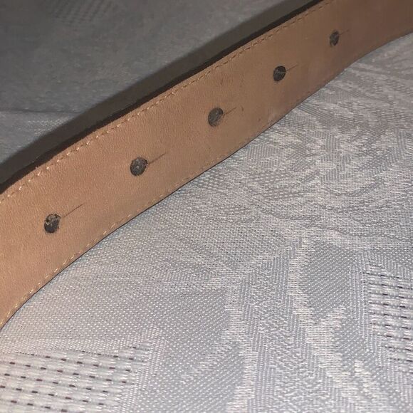 Vintage Statement Animal Brighton Silver Elephant Buckle Crocodile Leather Large - Picture 4 of 11